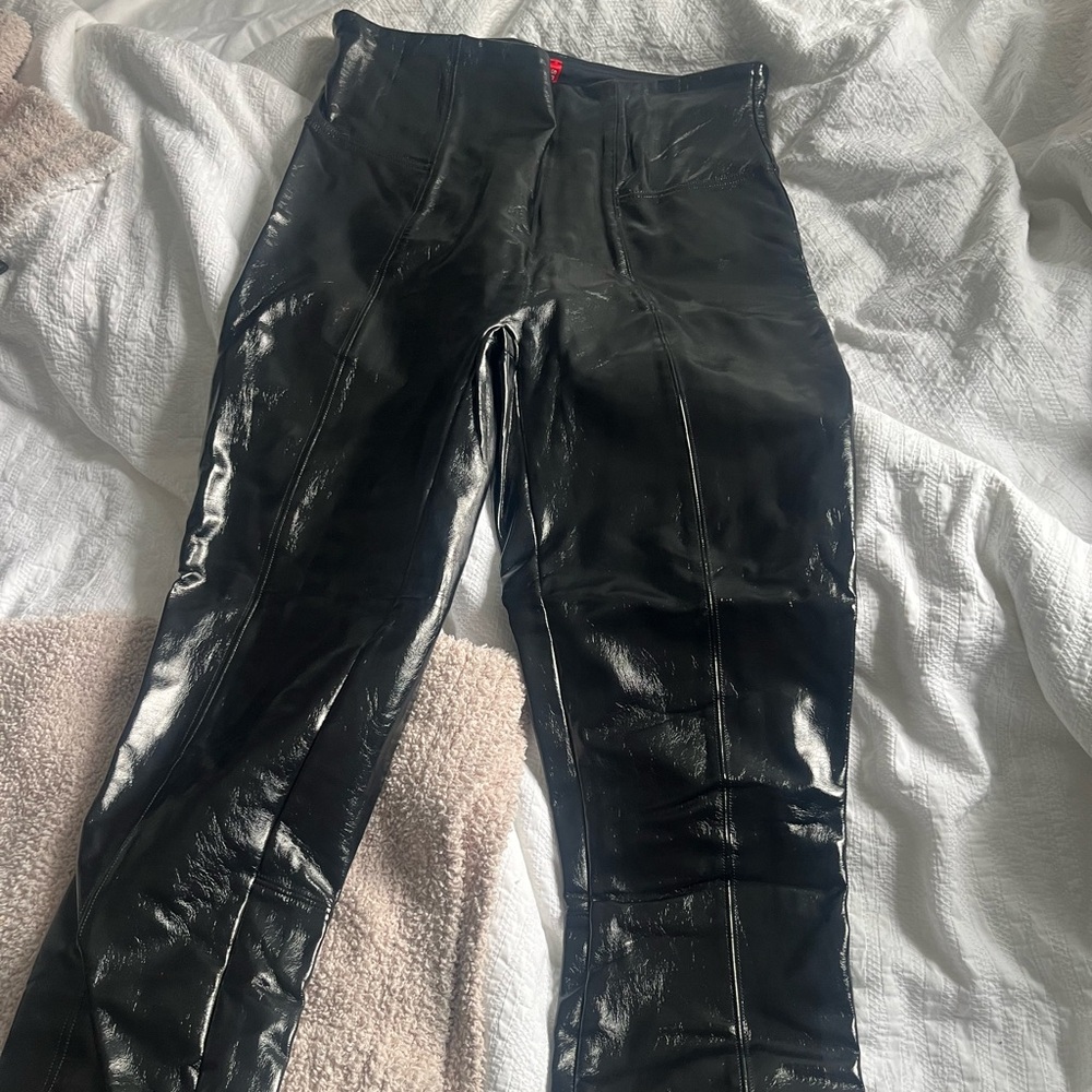SPANX latex leggings